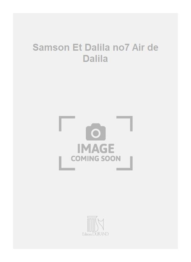 Samson Et Dalila N 7 Fr-All Mezzo Ton Original